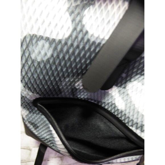 $155 Free People Movement x Rains Black Camo Roll Top Backpack NEW - Picture 9 of 9